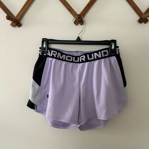 Under Armour Women's Light Purple Athletic Shorts